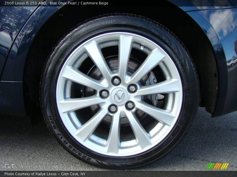 Blue Onyx Pearl / Cashmere Beige 2006 Lexus IS 250 AWD