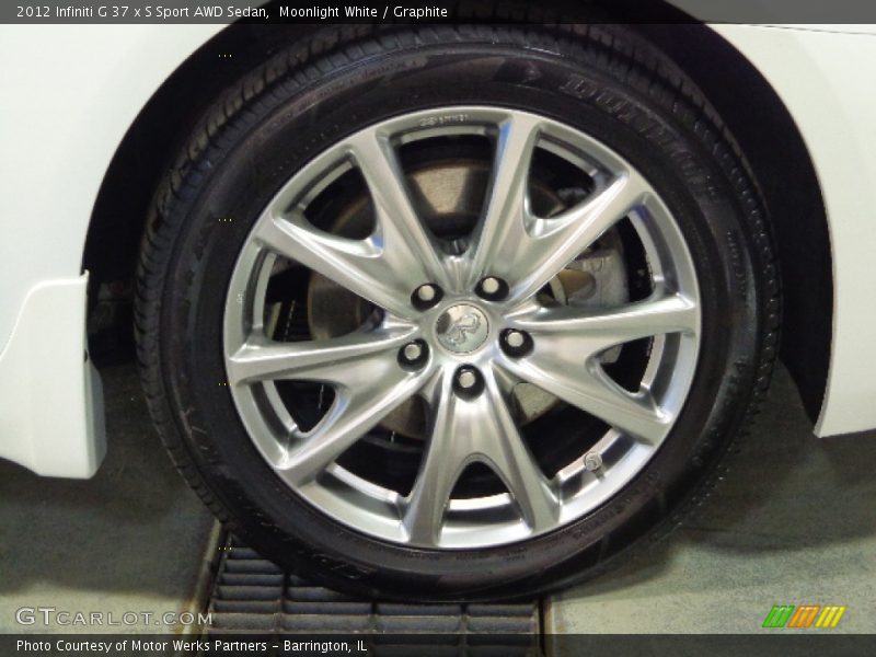 Moonlight White / Graphite 2012 Infiniti G 37 x S Sport AWD Sedan