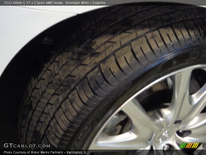 Moonlight White / Graphite 2012 Infiniti G 37 x S Sport AWD Sedan