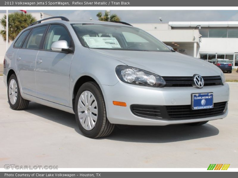 Reflex Silver Metallic / Titan Black 2013 Volkswagen Jetta S SportWagen