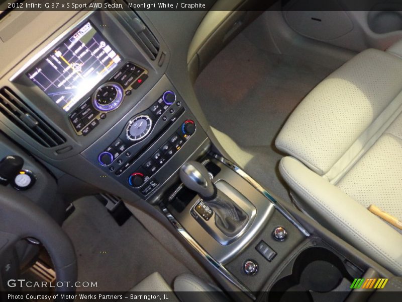 Moonlight White / Graphite 2012 Infiniti G 37 x S Sport AWD Sedan