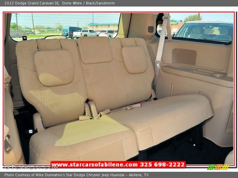 Stone White / Black/Sandstorm 2013 Dodge Grand Caravan SE