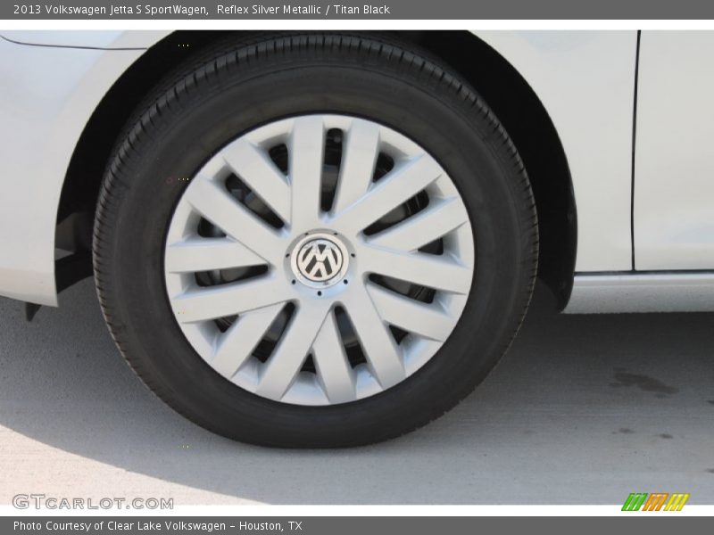Reflex Silver Metallic / Titan Black 2013 Volkswagen Jetta S SportWagen