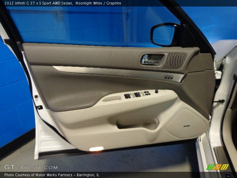 Moonlight White / Graphite 2012 Infiniti G 37 x S Sport AWD Sedan