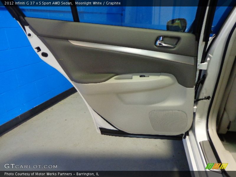 Moonlight White / Graphite 2012 Infiniti G 37 x S Sport AWD Sedan