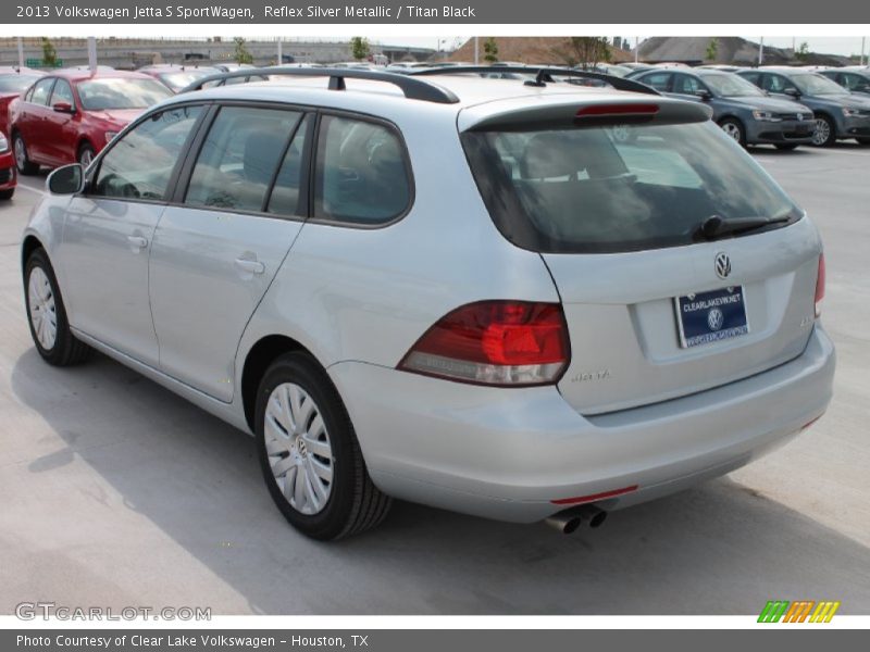 Reflex Silver Metallic / Titan Black 2013 Volkswagen Jetta S SportWagen