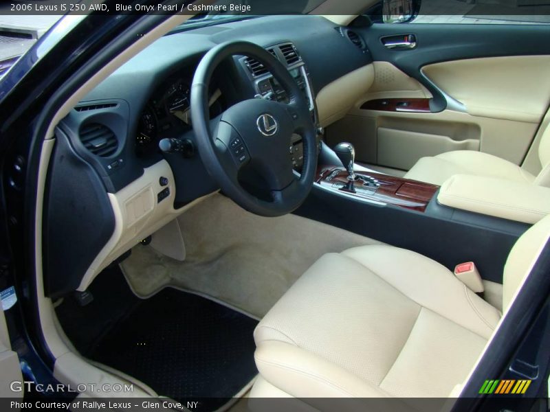 Blue Onyx Pearl / Cashmere Beige 2006 Lexus IS 250 AWD