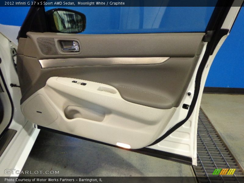Moonlight White / Graphite 2012 Infiniti G 37 x S Sport AWD Sedan