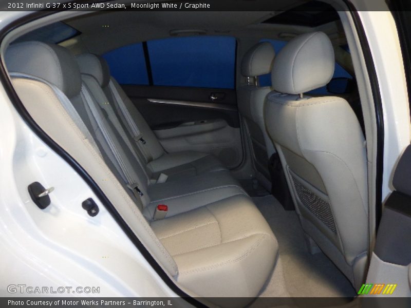 Moonlight White / Graphite 2012 Infiniti G 37 x S Sport AWD Sedan