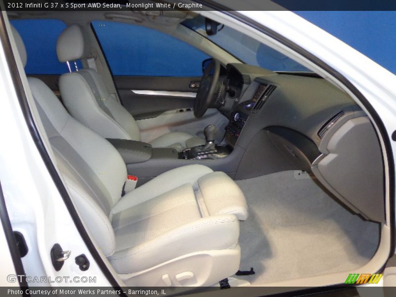 Moonlight White / Graphite 2012 Infiniti G 37 x S Sport AWD Sedan