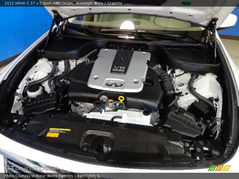 Moonlight White / Graphite 2012 Infiniti G 37 x S Sport AWD Sedan