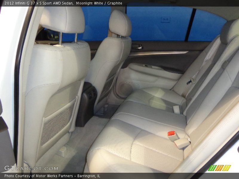 Moonlight White / Graphite 2012 Infiniti G 37 x S Sport AWD Sedan