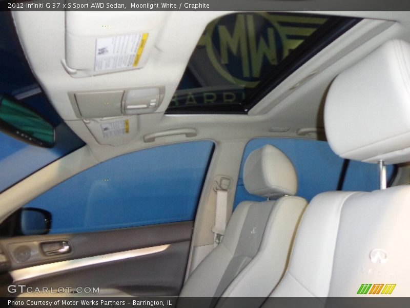 Moonlight White / Graphite 2012 Infiniti G 37 x S Sport AWD Sedan