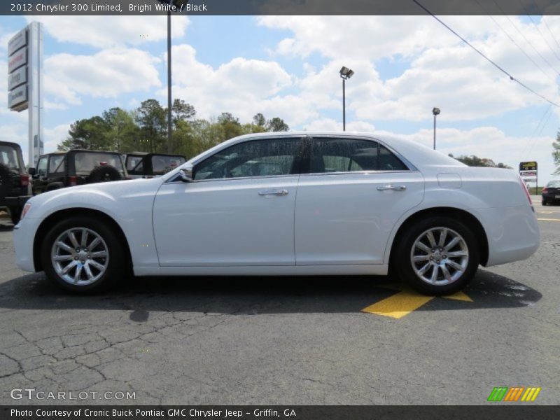 Bright White / Black 2012 Chrysler 300 Limited
