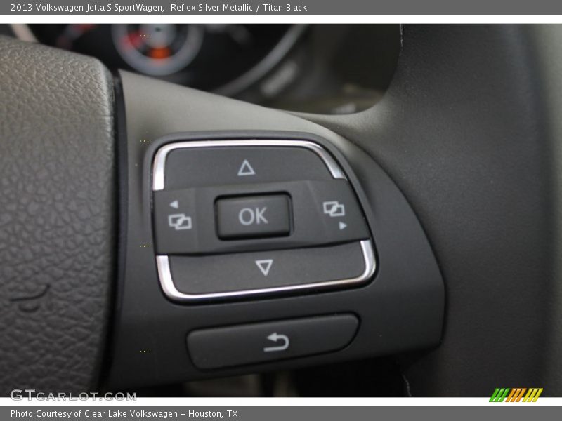Reflex Silver Metallic / Titan Black 2013 Volkswagen Jetta S SportWagen
