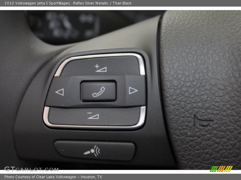 Reflex Silver Metallic / Titan Black 2013 Volkswagen Jetta S SportWagen