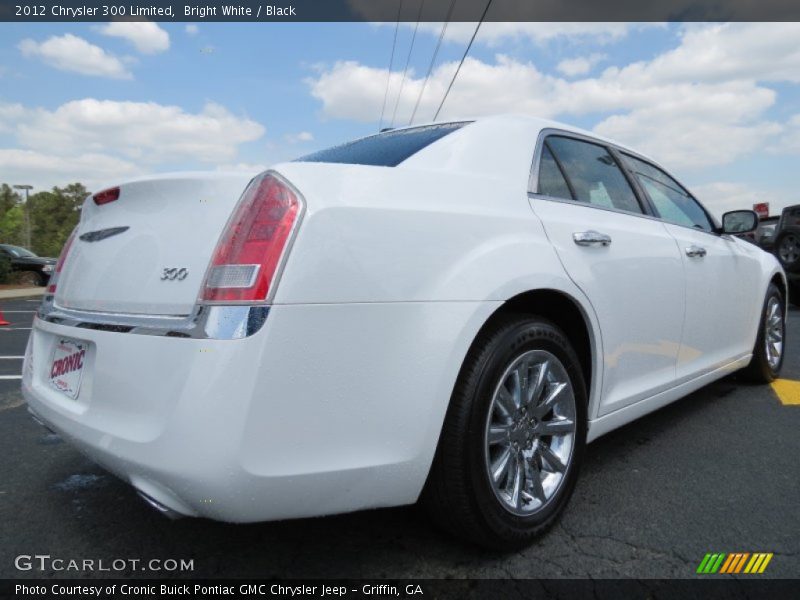 Bright White / Black 2012 Chrysler 300 Limited