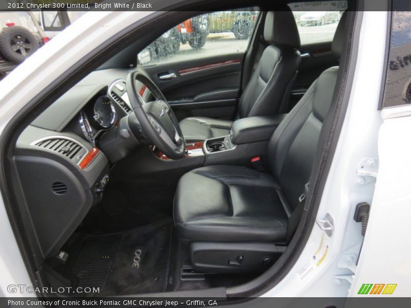 Bright White / Black 2012 Chrysler 300 Limited