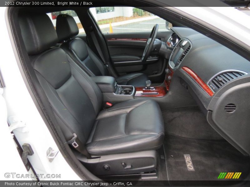 Bright White / Black 2012 Chrysler 300 Limited