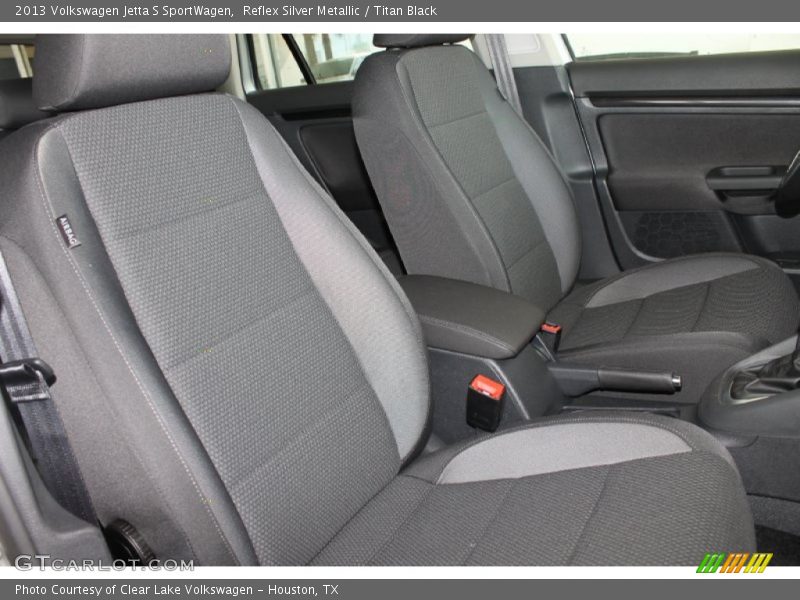Reflex Silver Metallic / Titan Black 2013 Volkswagen Jetta S SportWagen