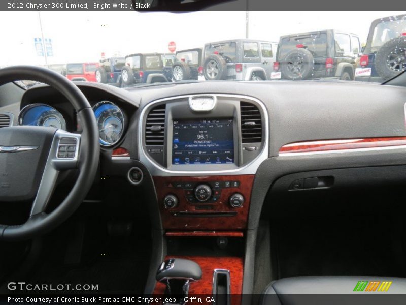 Bright White / Black 2012 Chrysler 300 Limited