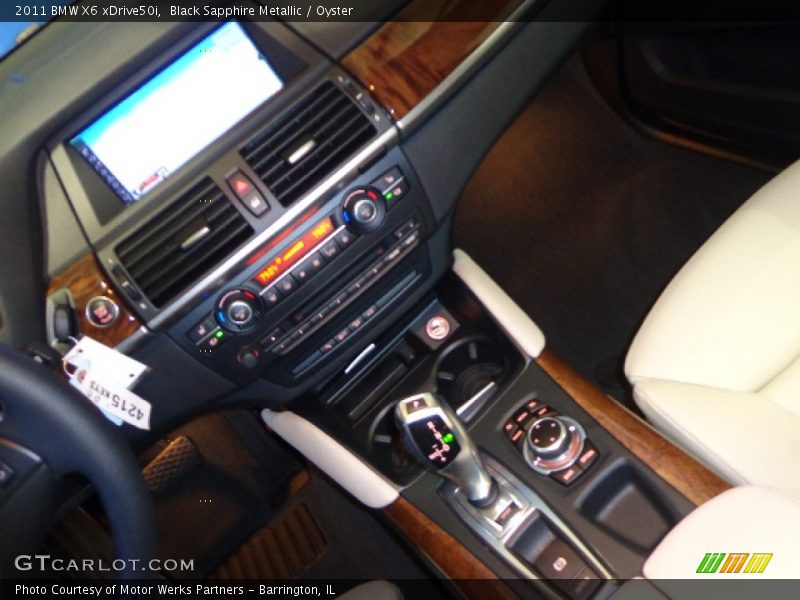 Black Sapphire Metallic / Oyster 2011 BMW X6 xDrive50i