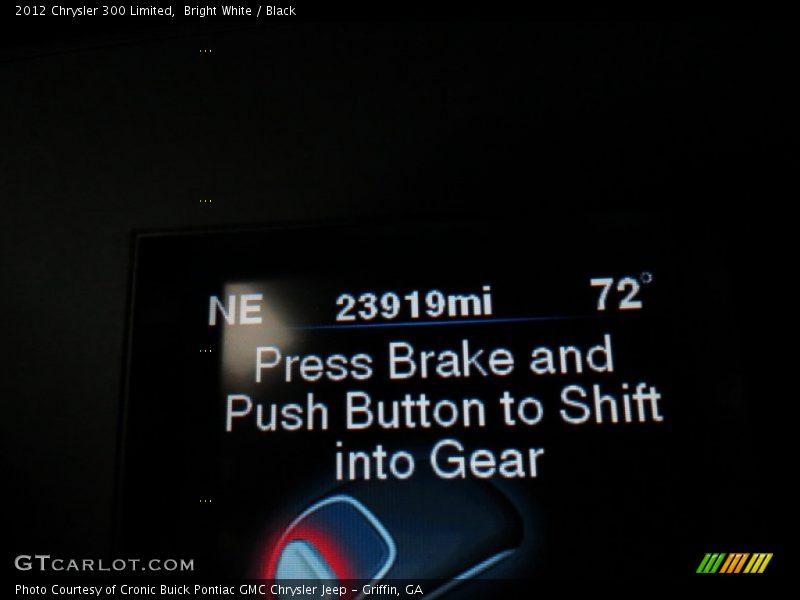 Bright White / Black 2012 Chrysler 300 Limited
