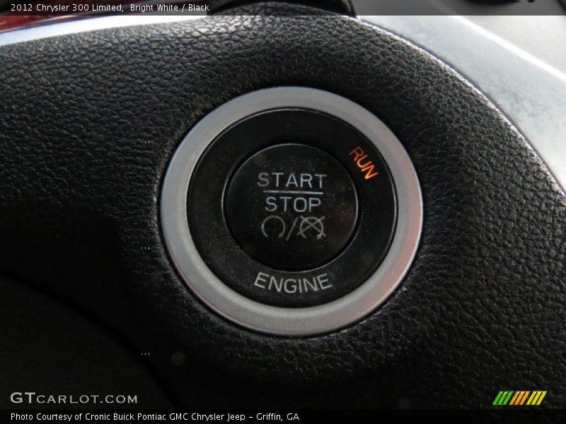 Bright White / Black 2012 Chrysler 300 Limited