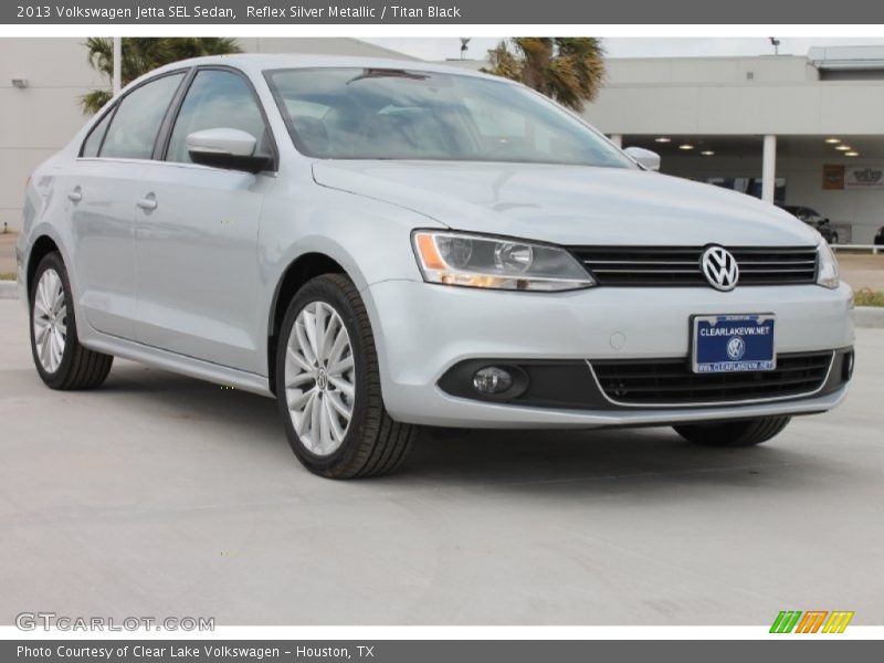 Reflex Silver Metallic / Titan Black 2013 Volkswagen Jetta SEL Sedan