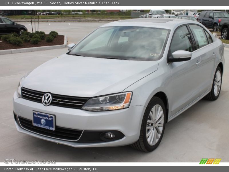 Reflex Silver Metallic / Titan Black 2013 Volkswagen Jetta SEL Sedan