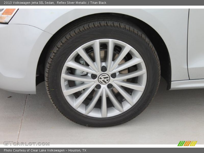 Reflex Silver Metallic / Titan Black 2013 Volkswagen Jetta SEL Sedan
