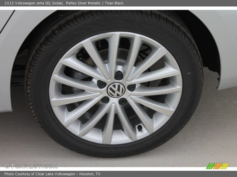 Reflex Silver Metallic / Titan Black 2013 Volkswagen Jetta SEL Sedan