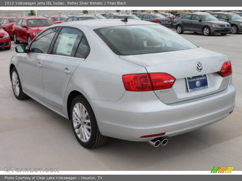 Reflex Silver Metallic / Titan Black 2013 Volkswagen Jetta SEL Sedan