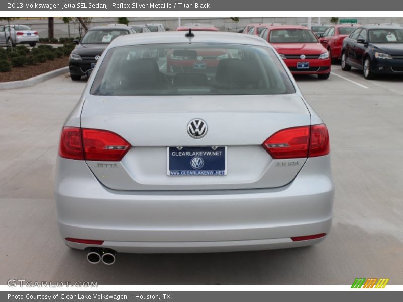 Reflex Silver Metallic / Titan Black 2013 Volkswagen Jetta SEL Sedan