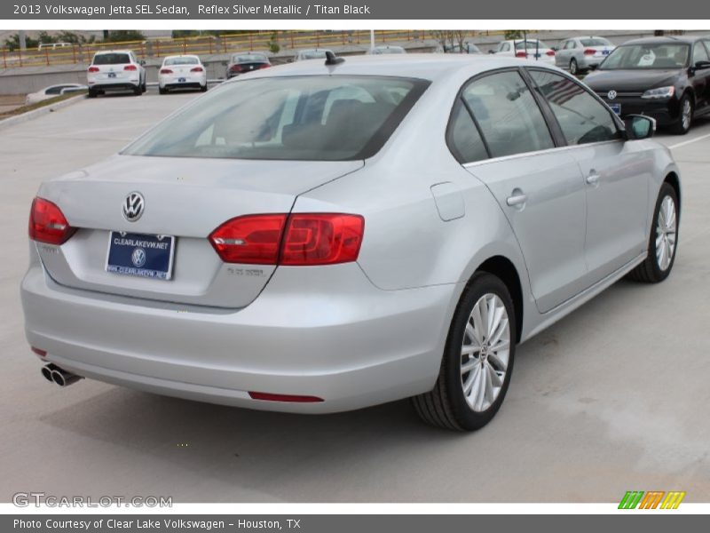 Reflex Silver Metallic / Titan Black 2013 Volkswagen Jetta SEL Sedan