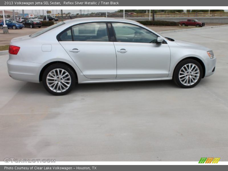 Reflex Silver Metallic / Titan Black 2013 Volkswagen Jetta SEL Sedan