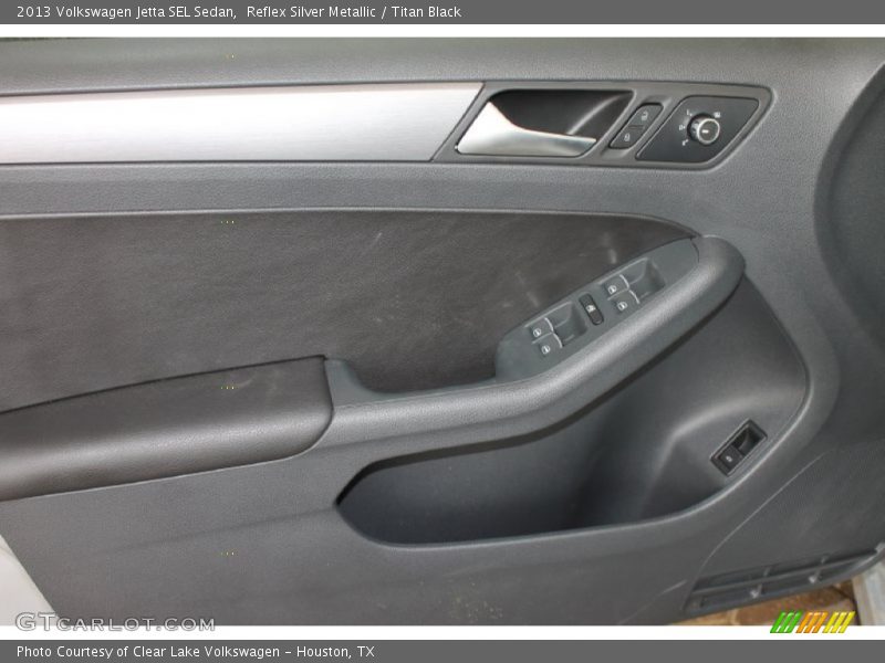 Reflex Silver Metallic / Titan Black 2013 Volkswagen Jetta SEL Sedan