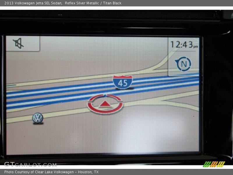 Reflex Silver Metallic / Titan Black 2013 Volkswagen Jetta SEL Sedan