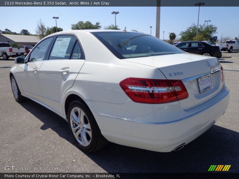 Arctic White / Ash Gray 2010 Mercedes-Benz E 350 Sedan