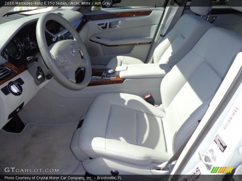 Arctic White / Ash Gray 2010 Mercedes-Benz E 350 Sedan