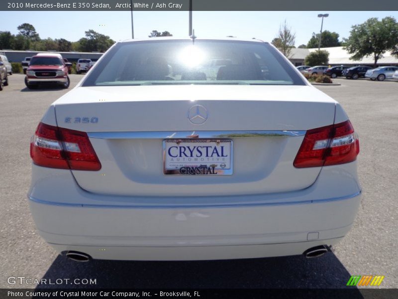 Arctic White / Ash Gray 2010 Mercedes-Benz E 350 Sedan