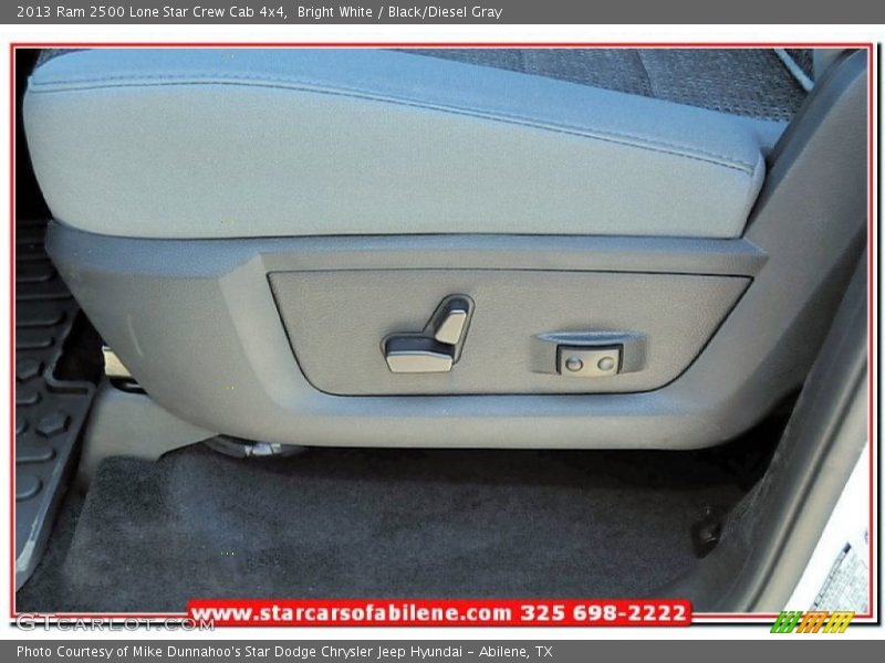 Bright White / Black/Diesel Gray 2013 Ram 2500 Lone Star Crew Cab 4x4