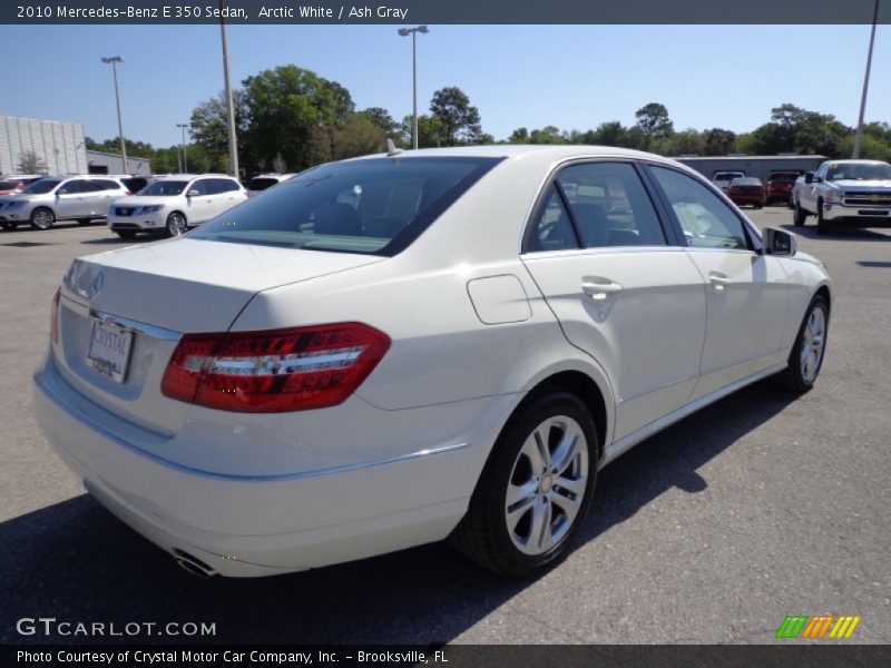 Arctic White / Ash Gray 2010 Mercedes-Benz E 350 Sedan