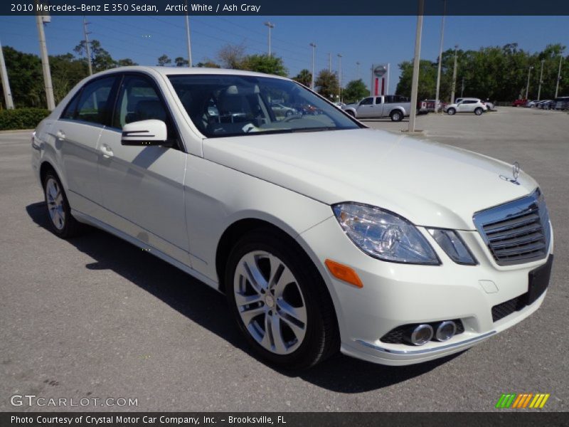 Arctic White / Ash Gray 2010 Mercedes-Benz E 350 Sedan