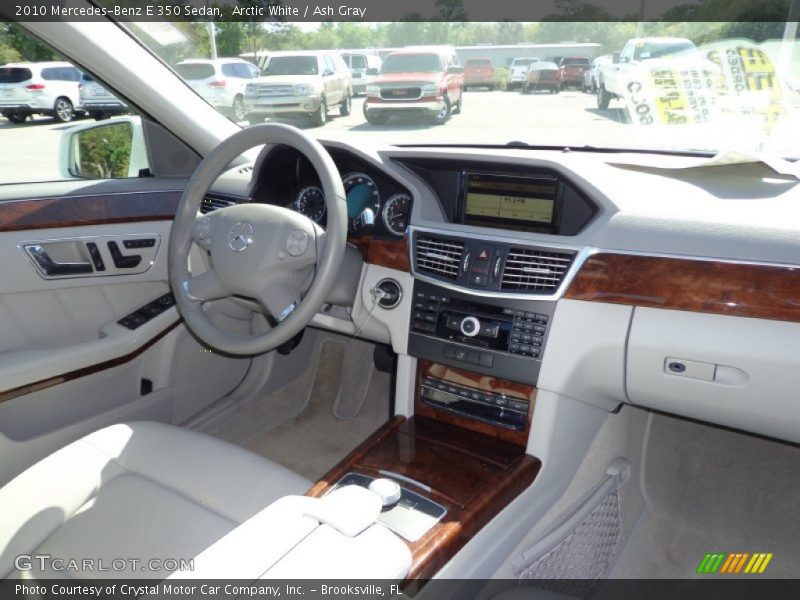 Arctic White / Ash Gray 2010 Mercedes-Benz E 350 Sedan