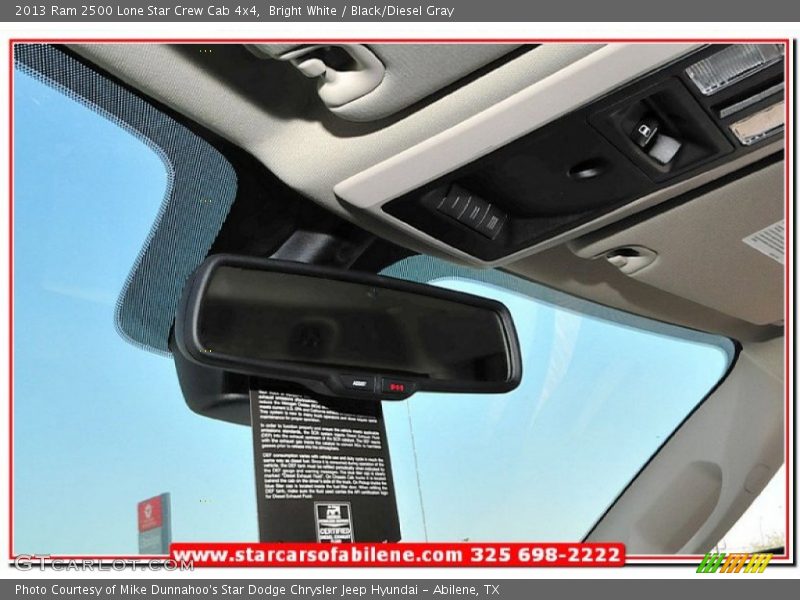 Bright White / Black/Diesel Gray 2013 Ram 2500 Lone Star Crew Cab 4x4
