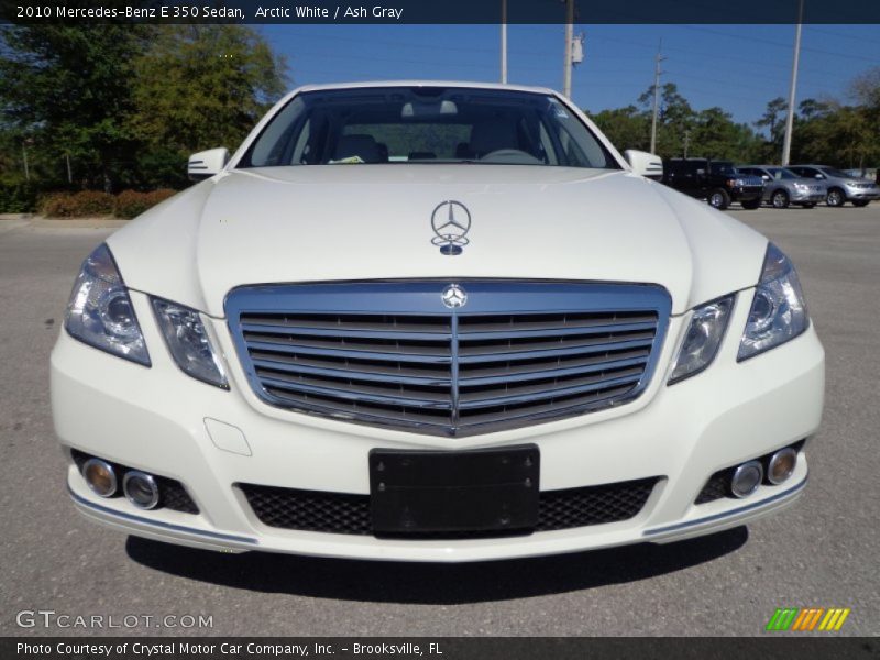 Arctic White / Ash Gray 2010 Mercedes-Benz E 350 Sedan