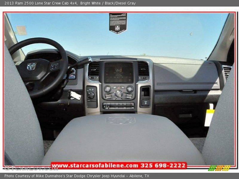 Bright White / Black/Diesel Gray 2013 Ram 2500 Lone Star Crew Cab 4x4
