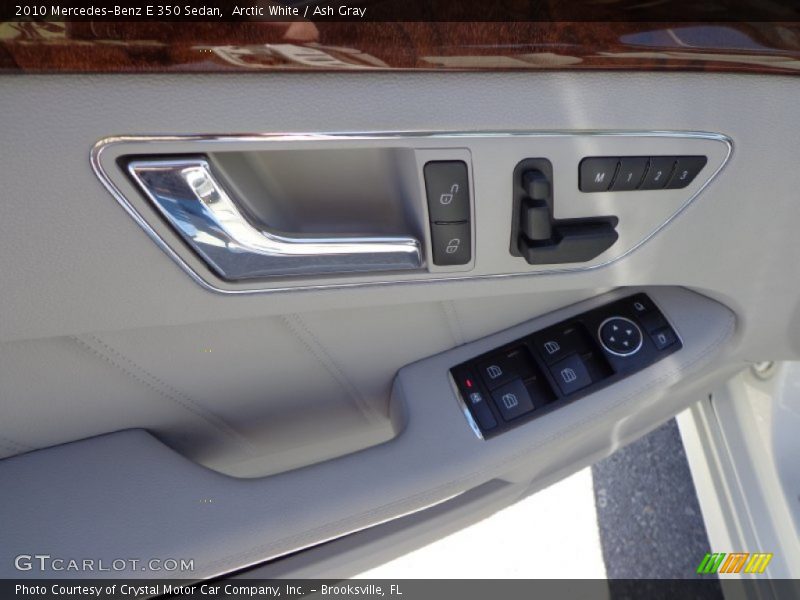 Arctic White / Ash Gray 2010 Mercedes-Benz E 350 Sedan