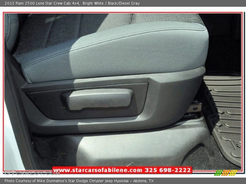 Bright White / Black/Diesel Gray 2013 Ram 2500 Lone Star Crew Cab 4x4